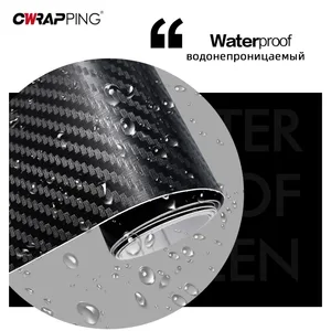 30X127 Cm Mobil 3D Serat Karbon Vinyl Wrap Stiker Auto Styling Stiker untuk Auto Motor Eksterior Perlindungan Film Dekoratif 10 stiker vinil penjualan terbaik tahan air - №