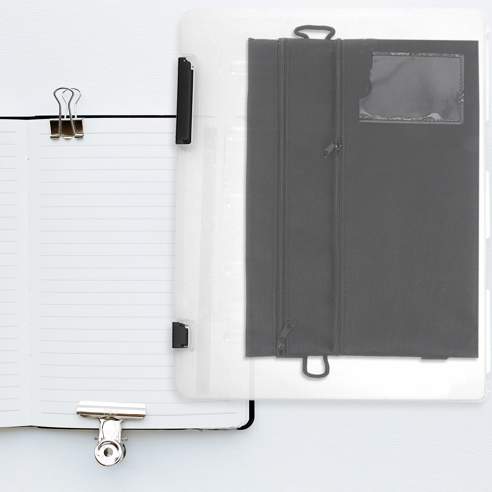 

2pcs PP Document File Box Magazine Storage Organizer Office Desktop Notes Holder Lightweight Foldable File for Home