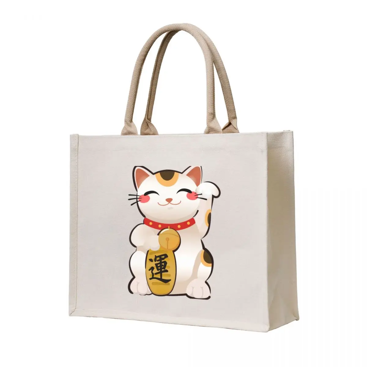 

Cute Maneki Neko Tote Bag custom canvas bag Cloth bags tote bag woman