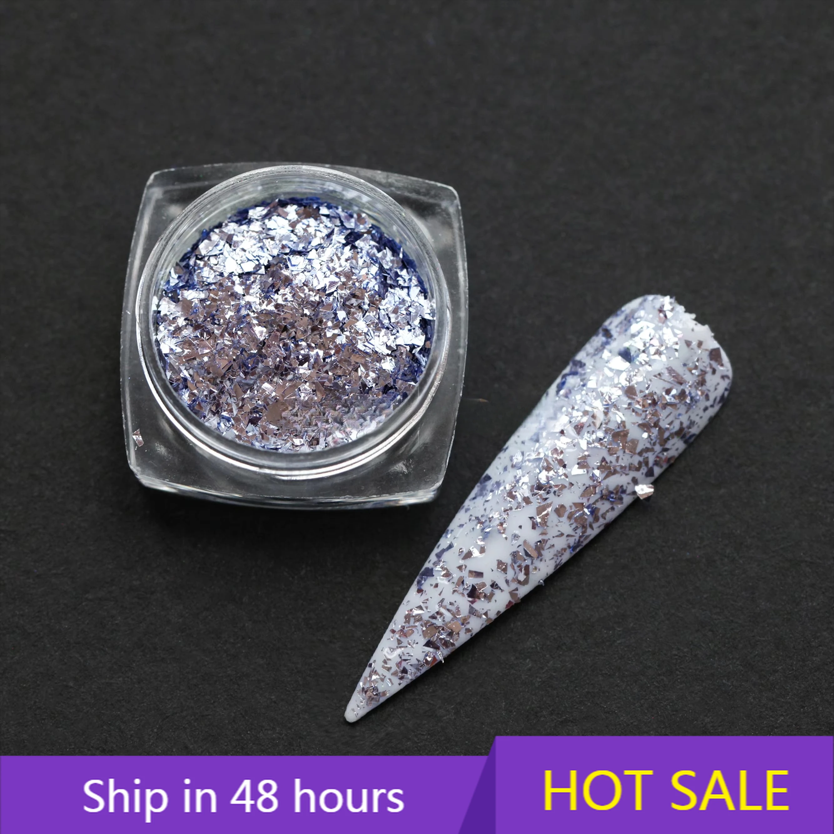 

YTYIN Popular Colorful Glitter Pigment Powder for Nail Decoration / Nail Polish