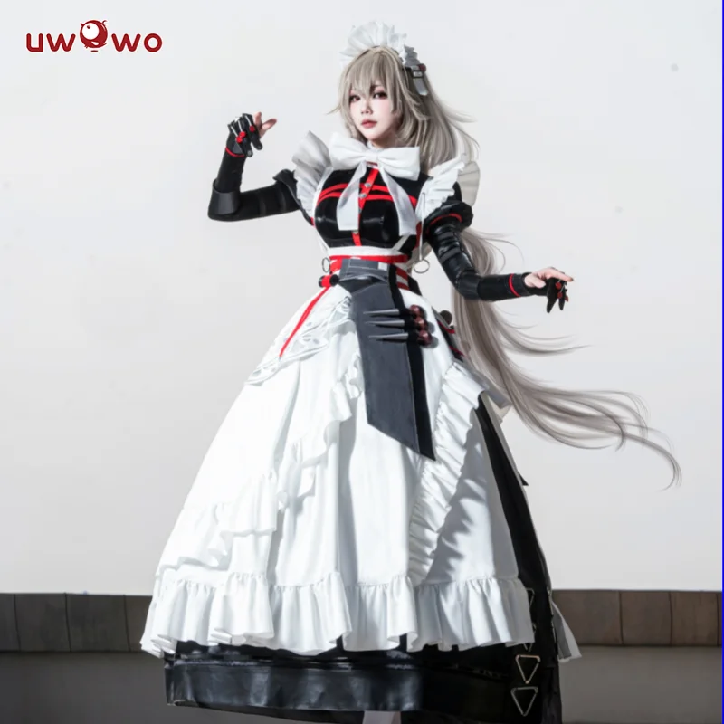 UWOWO-Jeu Zenless Zone ontariCosplay Costume pour femme, Costume d'Halloween adulte, Costume de femme de chambre cl rina