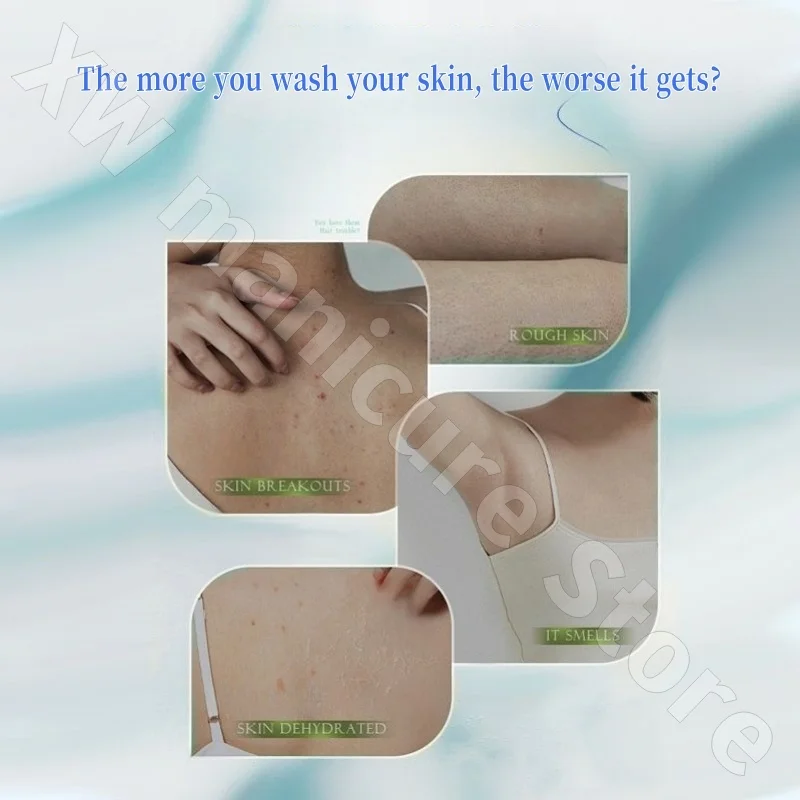 جل الاستحمام Jinsu المصري الأزرق لوتس مستخلص نباتي جوهر التطهير العميق عطر طويل الأمد ومغذي للبشرة 500 مل