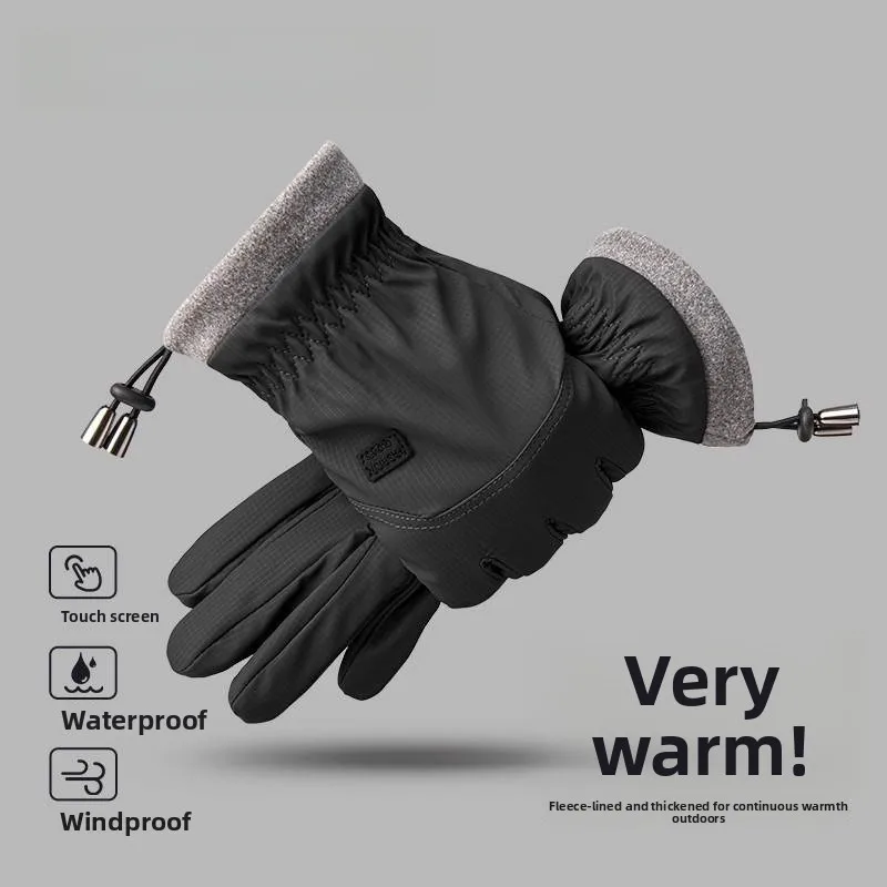 

Thiened Fce зимние велосипедные перчатки с сенсорным экраном, женские мотоциклетные теплые ветрозащитные морозостойкие хлопковые перчатки f Finger