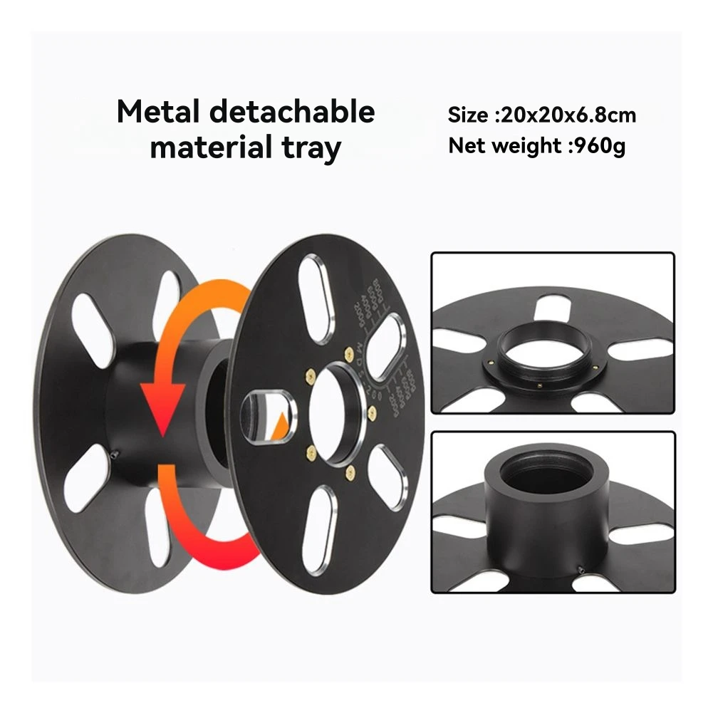DT81 Removable Consumable Material Tray for Bambu Lab 3D Printers Consumables Disk Reusable Holder for PLA TPU Filament Spool