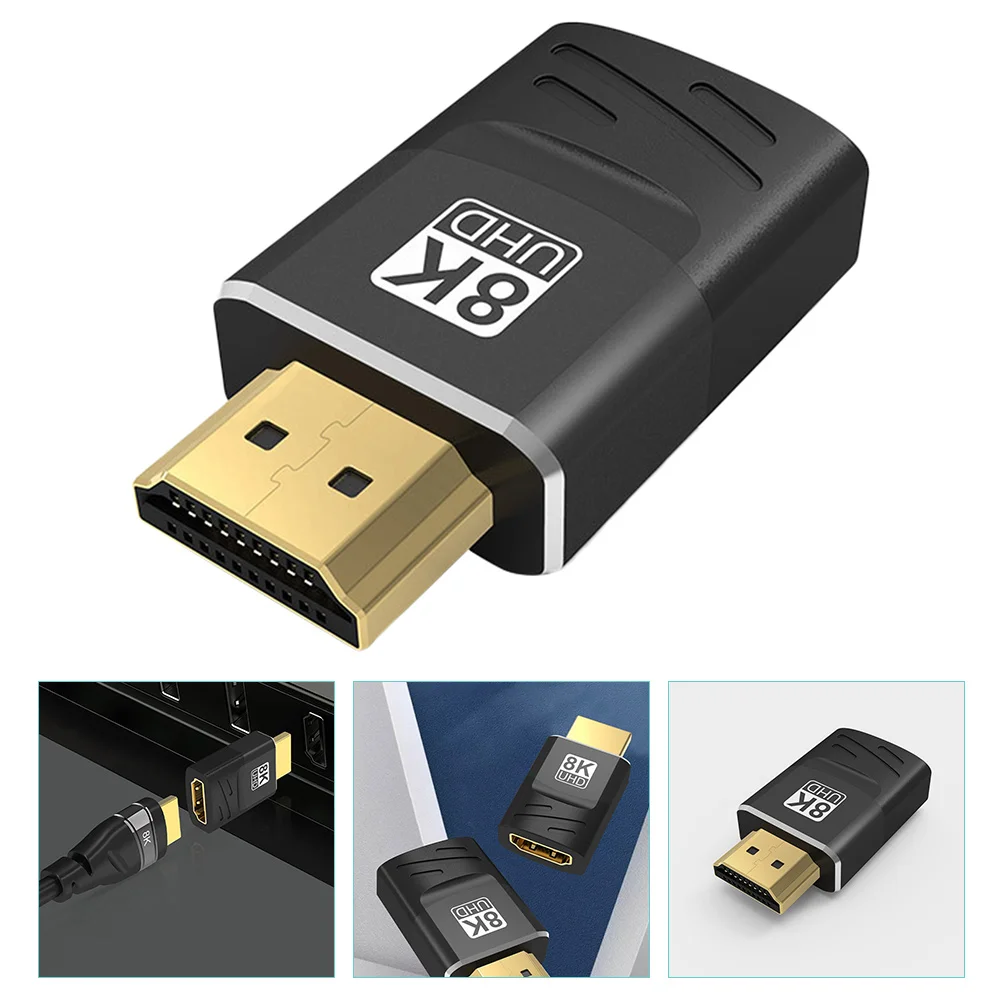 

Coupler Adapter Male To Female Aluminum Alloy Extension Connector For Laptop Monitor Pc Projector Video Audio Cable