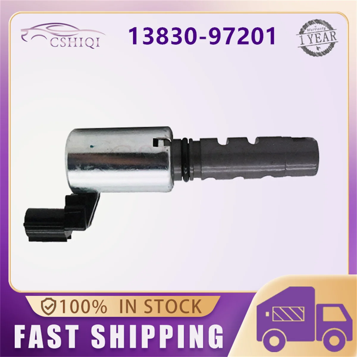 Válvula de controle de óleo do motor VVT 13830-97201 para Daihatsu Cuore, Sirion, Mira, TOYOTA Camry, Yaris, Vios, Aygo 1383097201