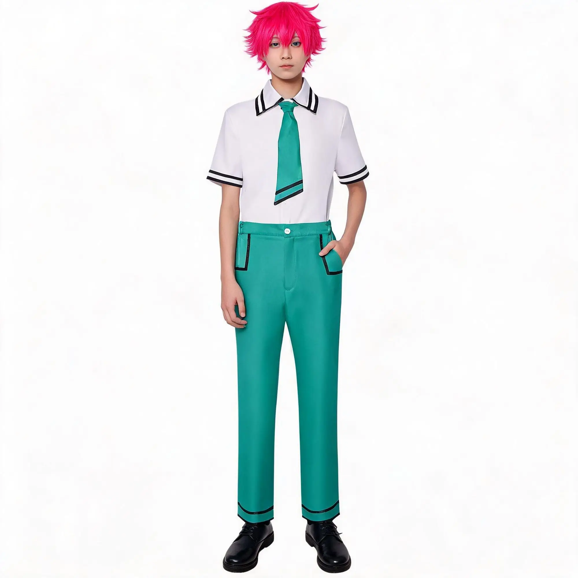 New The Disastrous Life of Saiki K Cosplay Costume Saiki Kusuo Teruhashi Kokomi School Uniform Sailor Outfit Halloween Stage Set