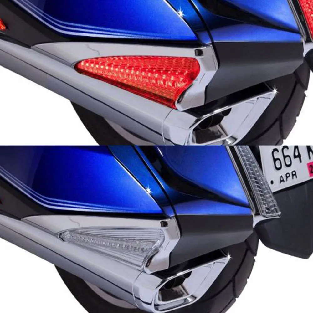 NEW Motorbike Saddlebag Accent Swoop LED Light Case For Honda Goldwing GL1800 & F6B 2018 2019 2020 2021