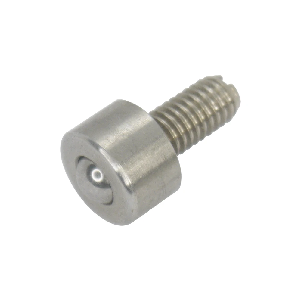 D-6H BCHN12 smallest 6.35mm ball caster miniature thread bolt rod steel roller 6kg load capacity mini small Ball Transfer Unit