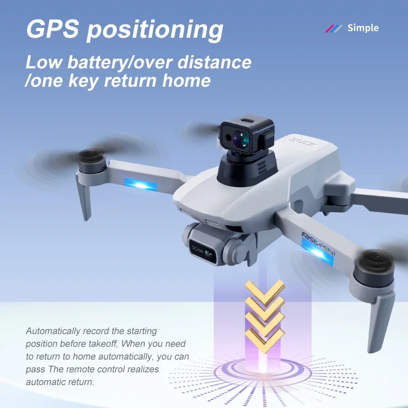 F8S Brushless Drone GPS Obstacle Avoidance Aerial Photography HD 8K Camera Drones Ultra Long Endurance RemoteControlled Dron Toy