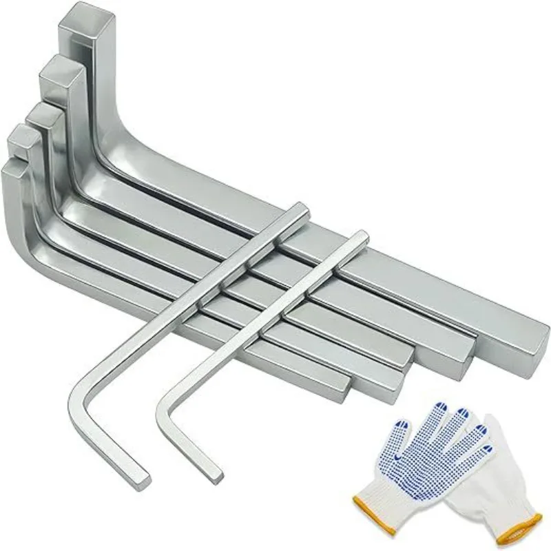 

L-type internal four corner wrench square mouth screwdriver, four side dedicated screwdriver, wear-resistant, durable