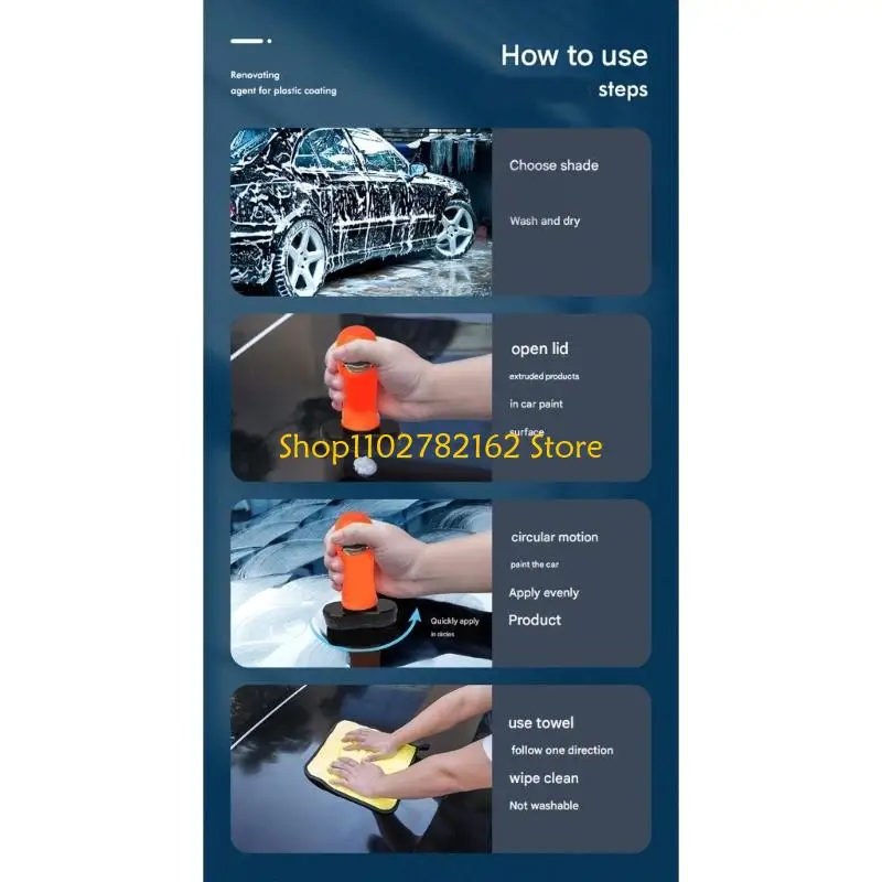 547B Professional Automotive Glass Cleaner Quick Windshield Cleaner Removes Hard Oil Film & Dirt for Best Driving Safety
