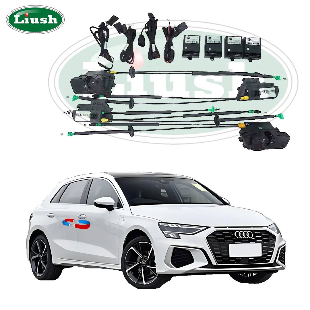 

Auto Body Parts Liush Lock Power Electric Suction Door System Retrofit Kits For Audi A3 Automatic Car Door Magnet Soft Close