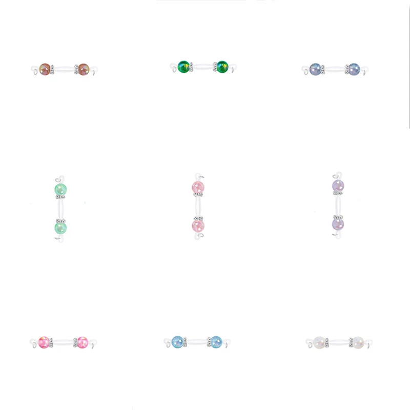 [E] 1 Pair Sexy Candy Cat Eye Round Ball Fun No-Piercing DIY Milk Clamp Elegant Fashion Jewelry Accessory For Women