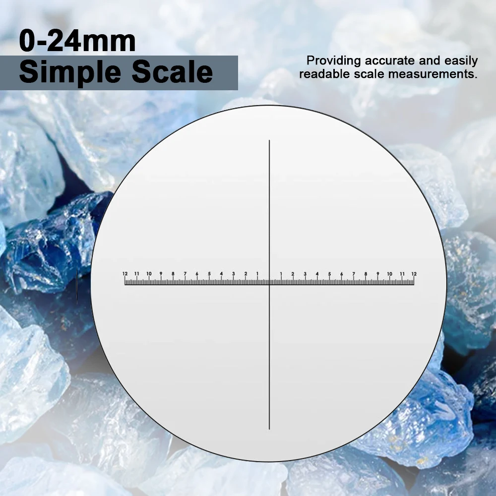 Scale Loupe 10X Jeweler Magnifying Glass 5 UV 5 LED Magnifying Glass Simple Scale & Multifunctional Scale Gem Tools