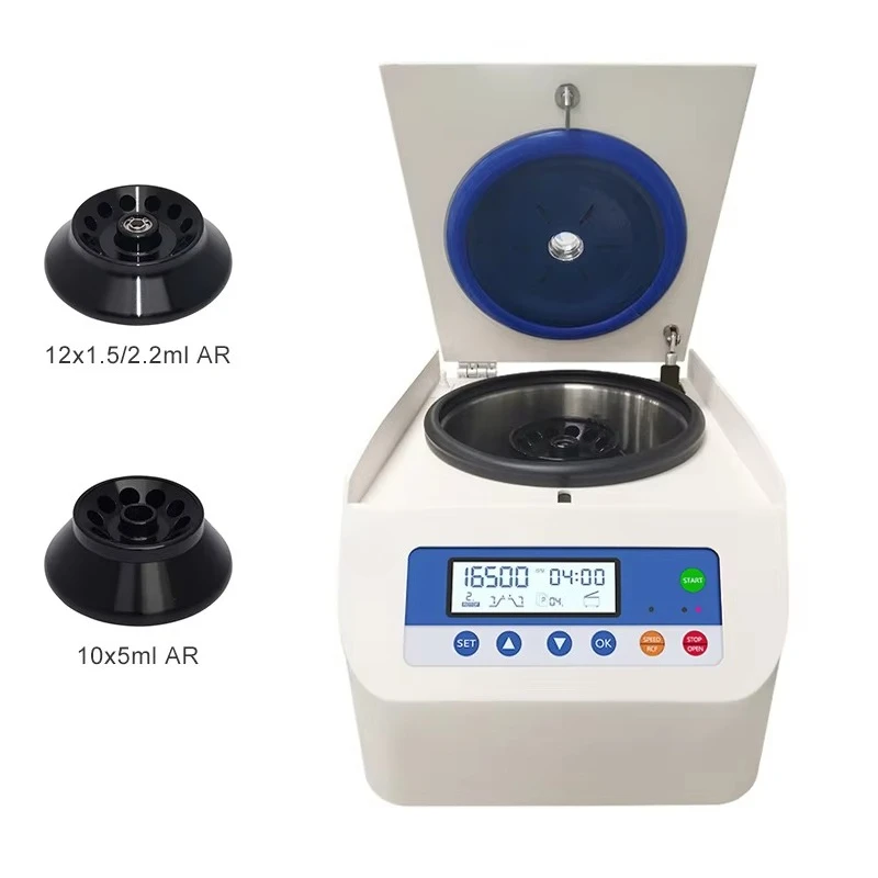 Centrifuge 16500 Rpm 10 X 5ml Tube Test Centrifuge Benchtop Microcentrifuge High Speed Laboratory Centrifuge