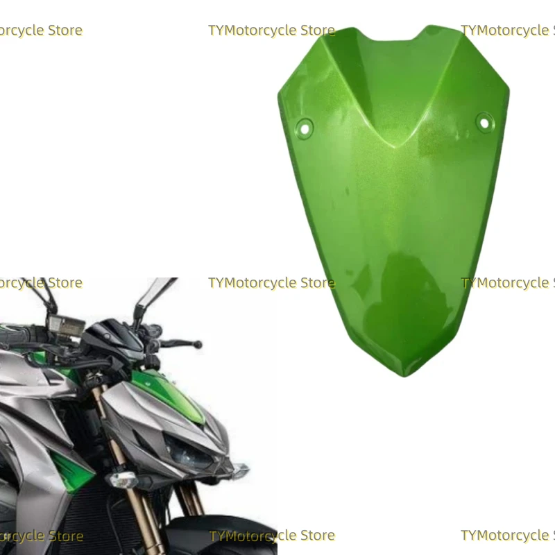 

Green Motorcycle Upper Front Nose Fairing Windshield Cowl Fit for Kawasaki Z1000 2014 2015 2016 2017 2018 2019