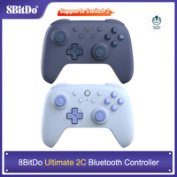 8BitDo Ultimate 2C Bluetooth Controller Gamepad Joystick with 6-axis Motion Control and Rumble Vibration for Nintendo Switch 1,2