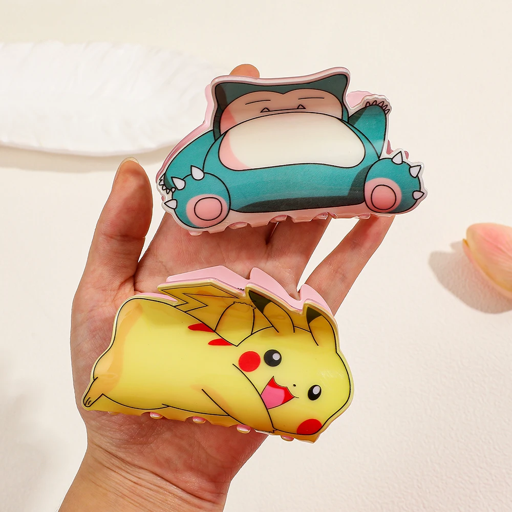 Creative Anime Pokemon Character Shaped Hair Claw Clips Daily Styling Hair Accessory Gifts for Girls view 5
