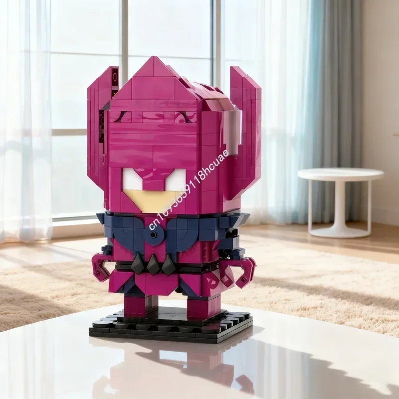 626pcs MOC Galactus Fantastic Four Brickheadz Model Building Blocks Assemble DIY Christmas Gifts Education Kids Toy Birthday