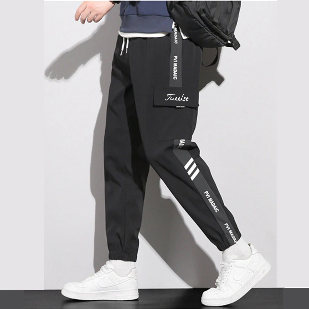 Spring and Autumn/New/Golf/Men\'s Versatile Casual Sports Pants Loose and Fashionable Korean Workwear Pants