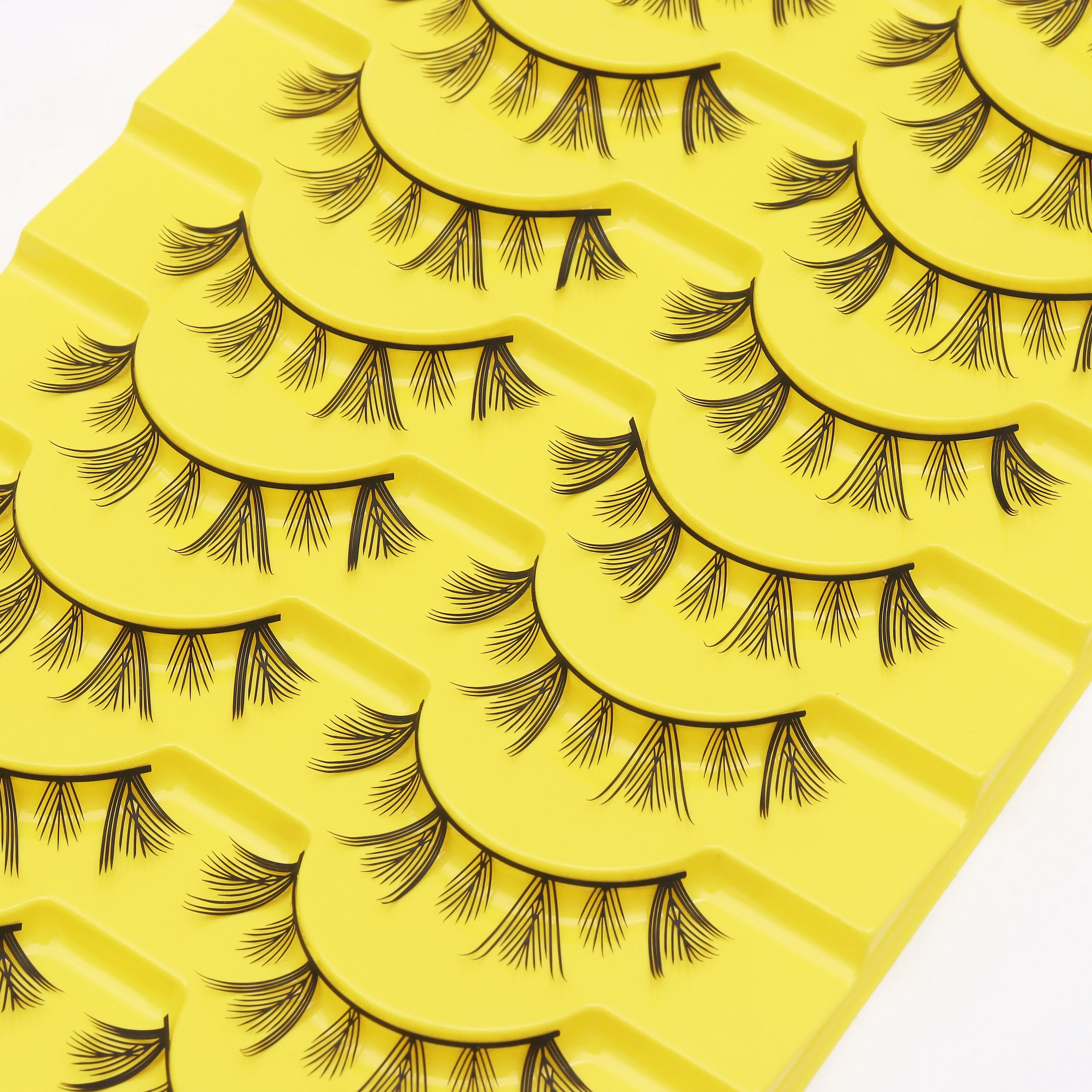 DINGSEN Anime-Wimpern, Vollstreifen-Wimpern, 10 Paar, dicke Wimpern, wiederverwendbare falsche Wimpern, Großhandel für Make-up, Beauty-Wimpern – Detail 20
