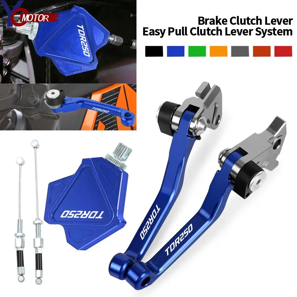 

Motorcycle Accessories Brake Clutch Lever Easy Pull Clutch Lever System Aluminum Parts For YAMAHA TDR250 1988 1989 1990 TDR 250