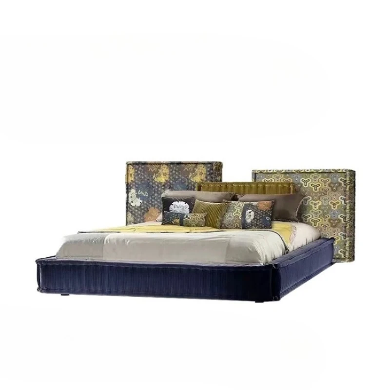 

Кровать для маджонга, проживание в семье, вилла Luoqi Baobao, комбинация, хорошая ночь, двуспальная кровать, главная спальня