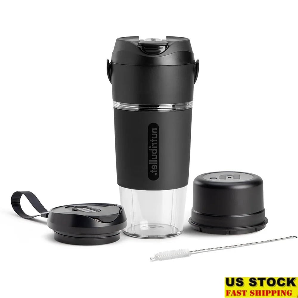 

Portable Blender Tumbler with Hybrid Blade USB-C Rechargeable High Torque Motor Tritan Cup Travel Friendly Smoothie Maker