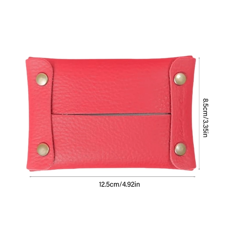 R1WA Borsa stoccaggio dei tessuti portatili eleganti per piccole tappeto in pelle per piccoli oggetti