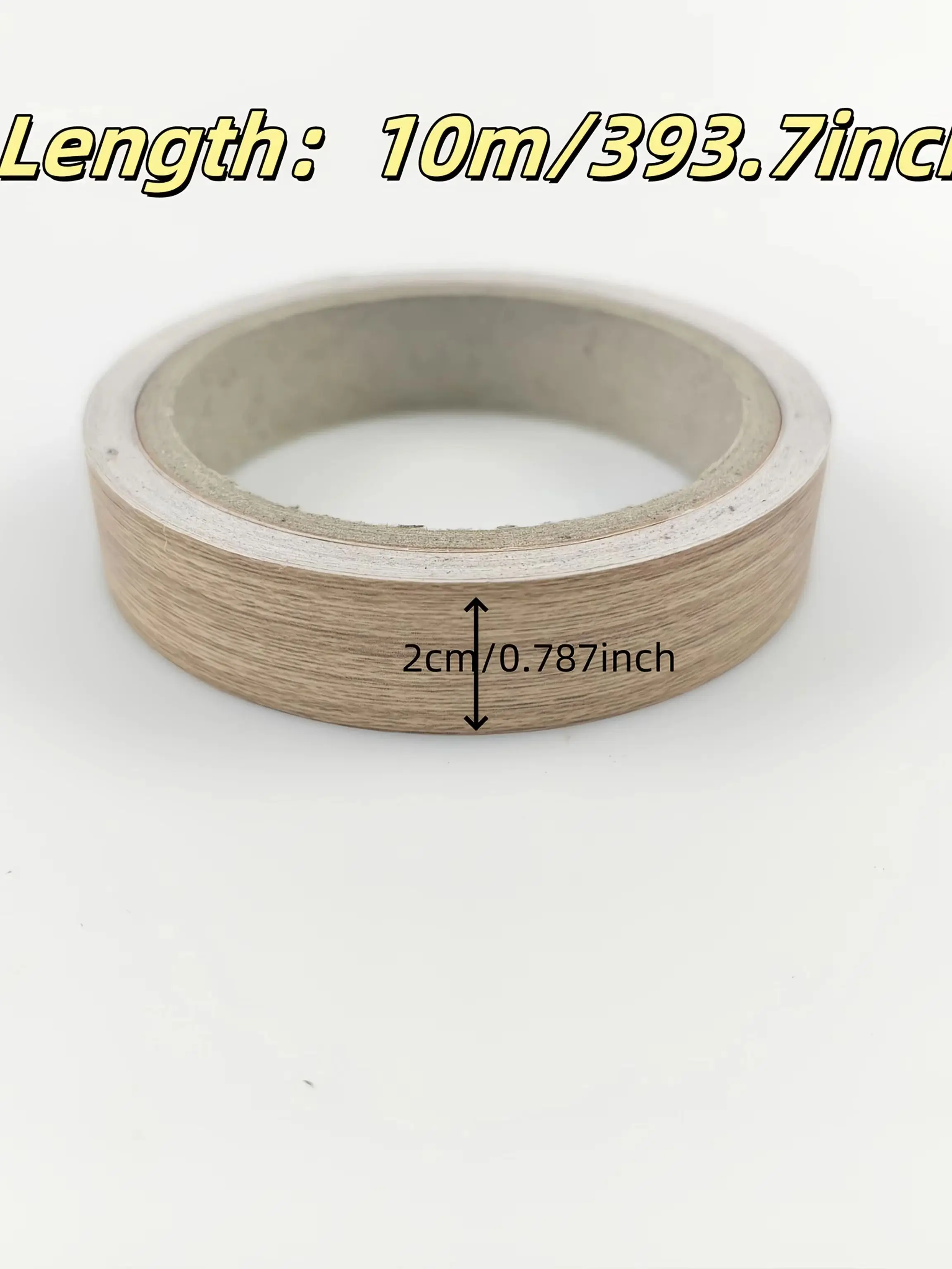 1PC 10mx2cm Preglued Edging PVC Edge Banding for Wood Kitchen Wardrobe Furniture Table Desk Board Edgeband Edger Glossy