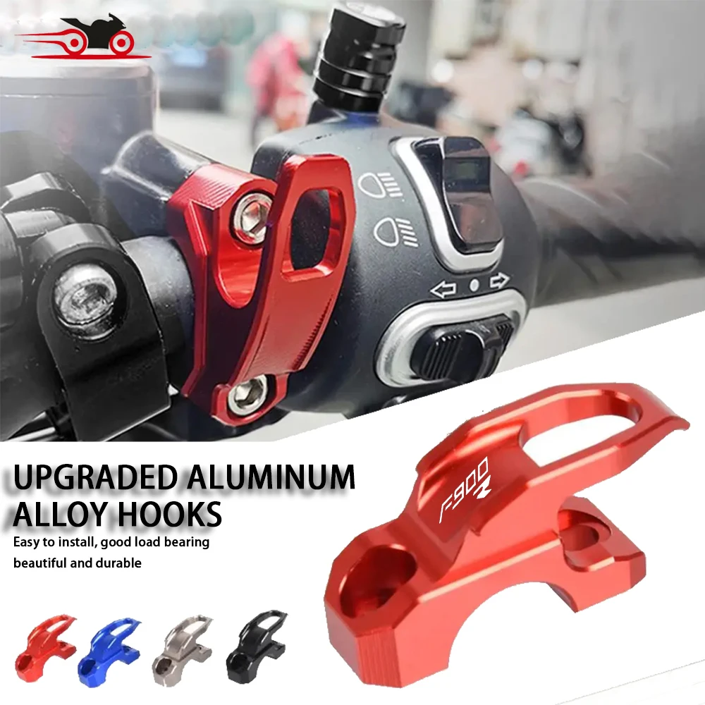 For BMW F800R F900R F900XR F 800R 900R 900XR 900X Motorcycle Accessories CNC Aluminum Helmet Hook Holder Clamp Bracket Cylinder