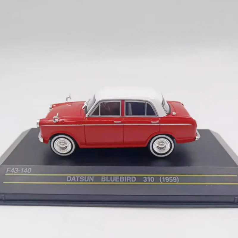 

Литой под давлением масштаб 1/43 DATSUN BLUEBIRD 310 1959, имитация сплава, модель автомобиля, статическая коллекция, украшенные праздничные игрушки, сувенирный подарок