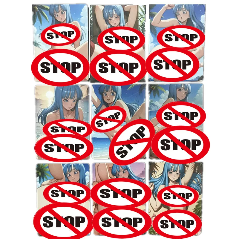 9 قطعة/المجموعة محلية الصنع الكبار 18 + مثير عارية بطاقة لعبة دراغون بول Z مارين الرسوم المتحركة شخصية الرسوم المتحركة هواية لعبة هدية DIY جمع بطاقة #1