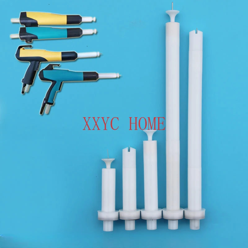 

Electrostatic powder spray gun discharge needle extension rod imitation Wagner flat round mouth flat electrode holder