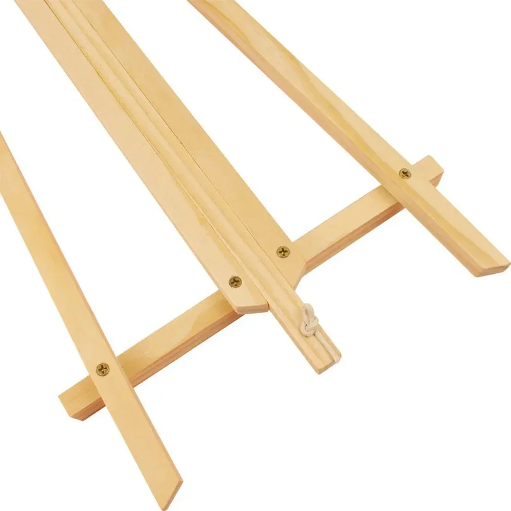 Houten schildersezel voor schilderen, 30 cm hoogte opvouwbare desktop display driehoekige beugel, kunstbenodigdheden, 1 stuk