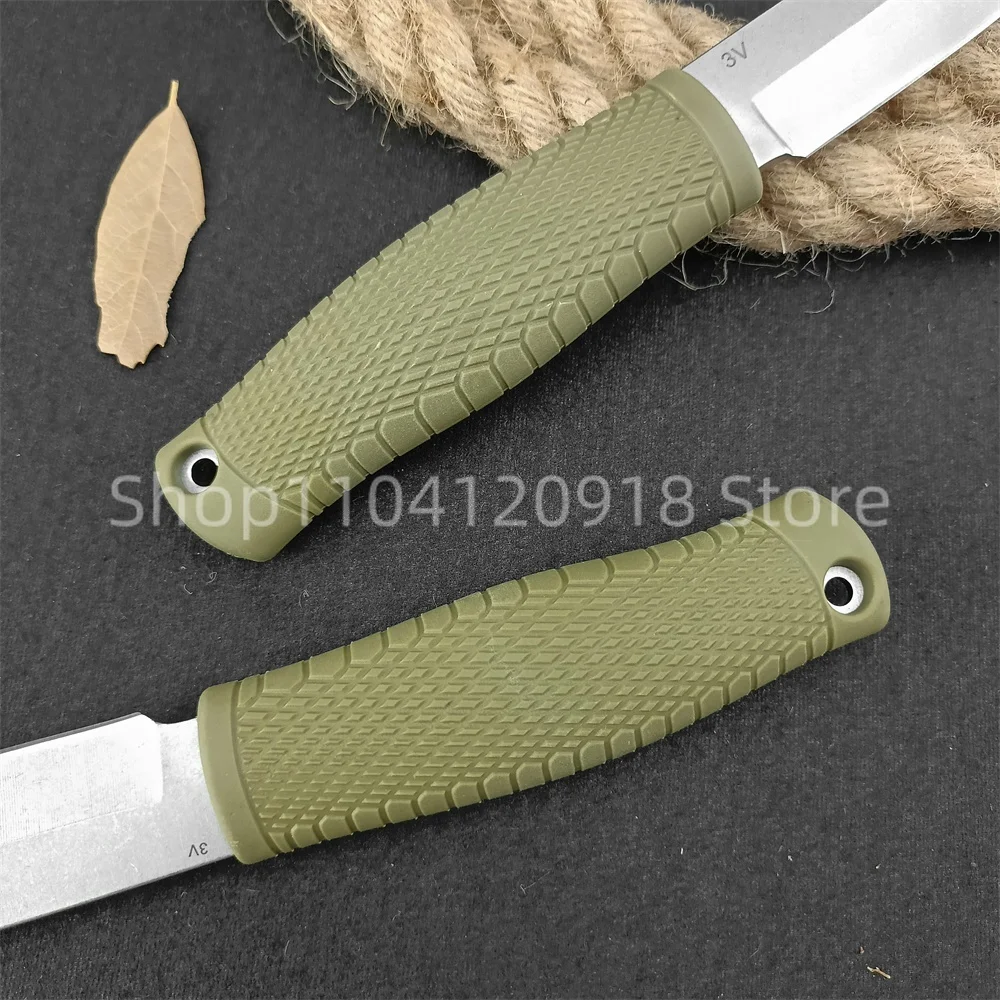 NEW BM 202 / 200 Fixed Blade Knife Outdoor Camping Cutting Knives 3V Blade Nylon Fiber Handle EDC Hunting Survival Tools for Man