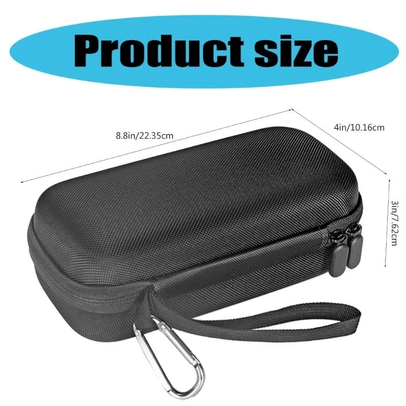 Y2GD Portables Hard Carrying Bag Travel Storage Case voor 2 luidsprekers