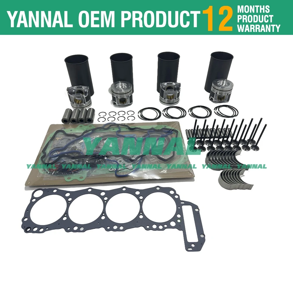 Overhaul Rebuild Kit Compatible with Hino J05C J05CT Engine SK270 SK280 Excavator