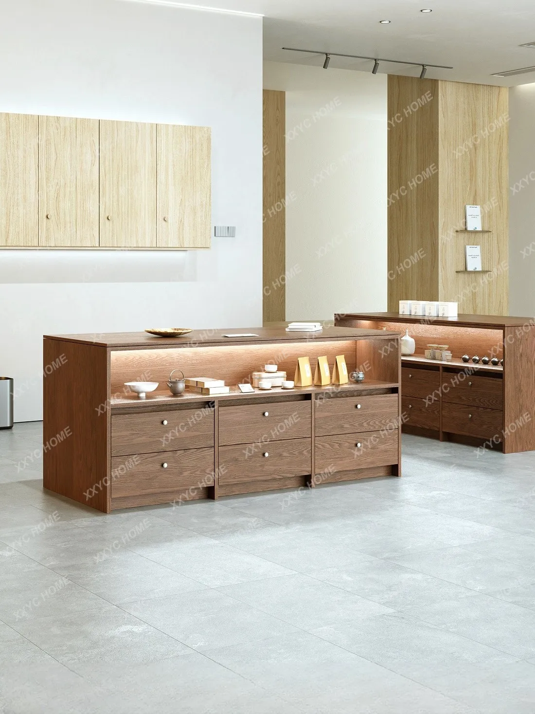Clothing Store Station Display Table Locker Paint Decoration Cabinet Ornament Booth Display Display Stand