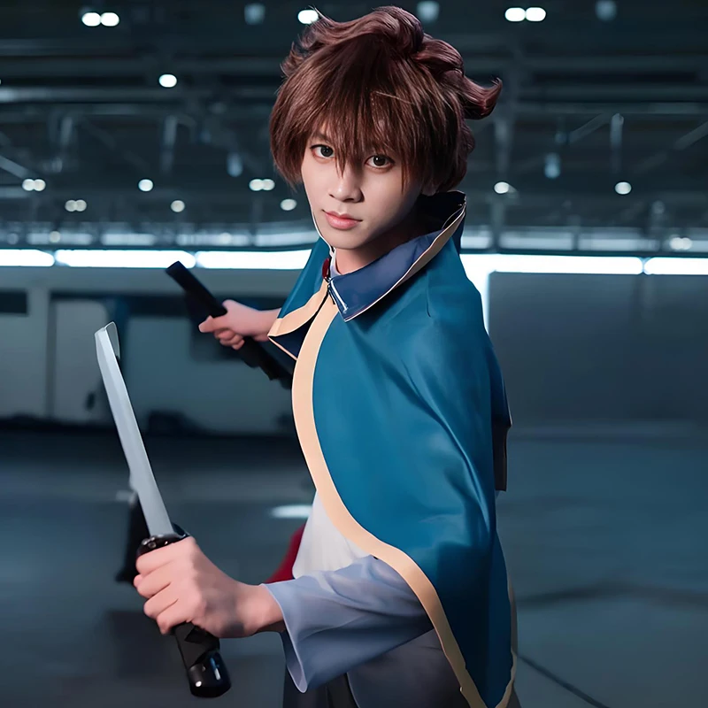 ¡Que el mundo maravilloso tenga bendiciones! Disfraz de Cosplay de Kazuma Satou de KonoSuba para Hombres y Mujeres