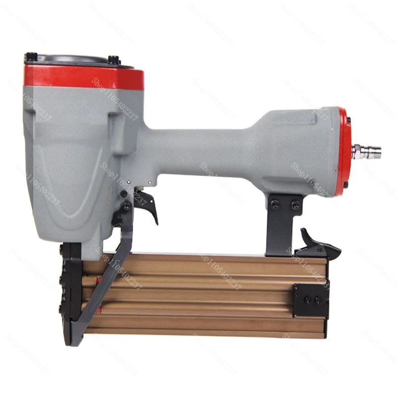 ST64 Pneumatic Nail Gun 18 64mm for Concrete PVC Duct Home Stapler