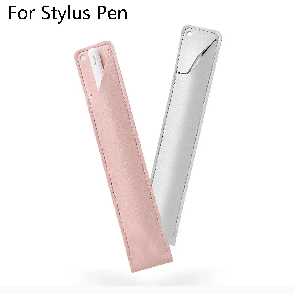 Leather Anti-scroll Pouch Cap Stylus Pen Cover For IPad Apple Pencil Case Holder Holder Nib Cover Tablet Touch Pen Protective