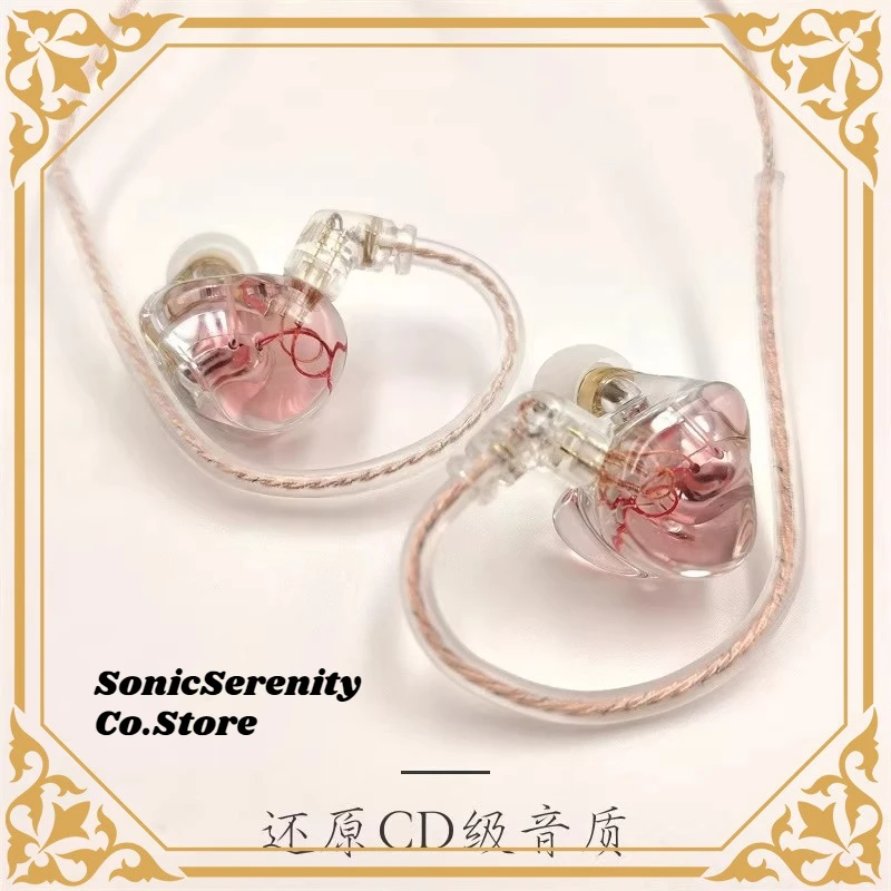 

DIRTYROSE DR1 Наушники-вкладыши с высоким уровнем внешнего вида, игровой интерфейс Type-C, розовый накладный шейный ремешок