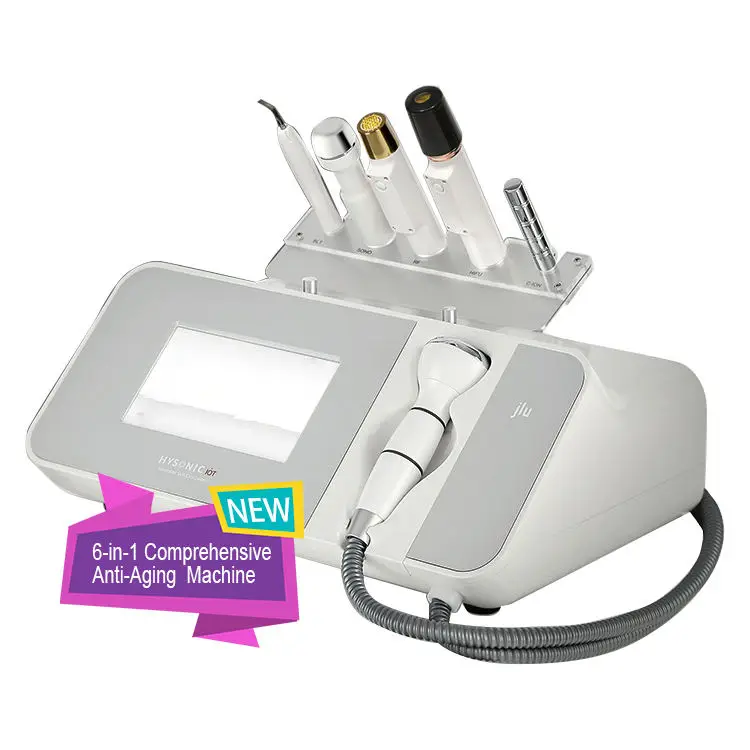 2026 Macchina per il lifting del viso 6 in 1 Radio di bellezza Micro impacco di ghiaccio elettrico Rafforzamento della pelle Rimuovi le rughe Macchina antietà