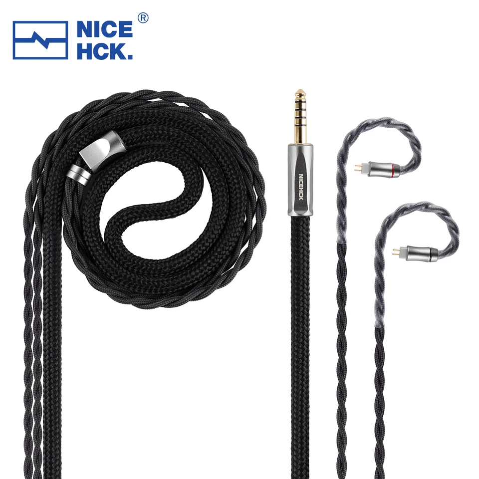 NICEHCK AceOrpheus ケーブル 8N OCC HIFI IEM オーディオワイヤー 4.4