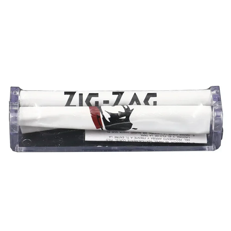 70mm Acrylic Manual Cigarette Roller Premium Plastic Tobacco Rolling Machine for Smoking Accessories DIY Tobacco Tool