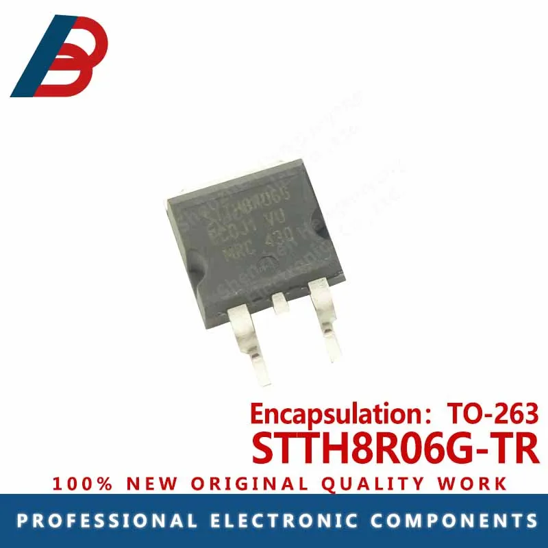 

10pcs STTH8R06G-TR 8A600V TO 263 D2PAK Fast recovery diode