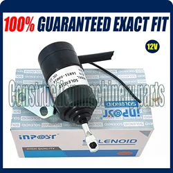 16851-60015 Fuel Shutoff Solenoid For Kubota Compatible RTV900 ZD18 ZD21 ZD321 ZD323 For Kubota D722 D902 Z482 Engine