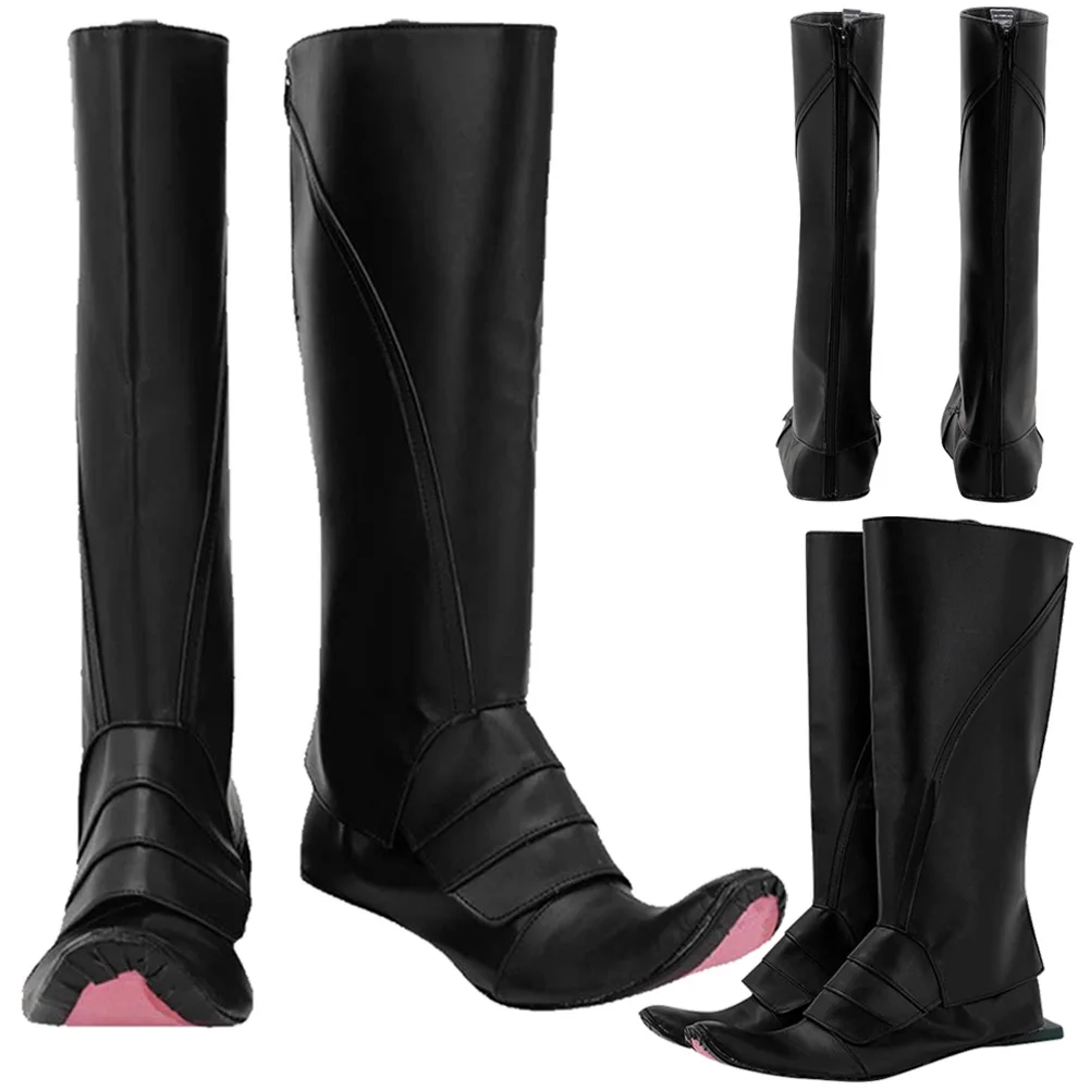 Fancy Dress Asoka Cosplay For Women Shoes Boot Movie Space Battle Costume Accessories PU Leather Adult Woman Halloween Footwear